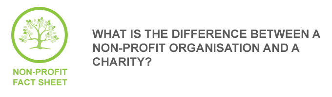 Difference between nfp and charity