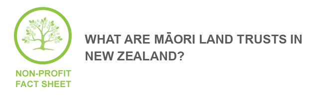 Maori land trusts new zealand